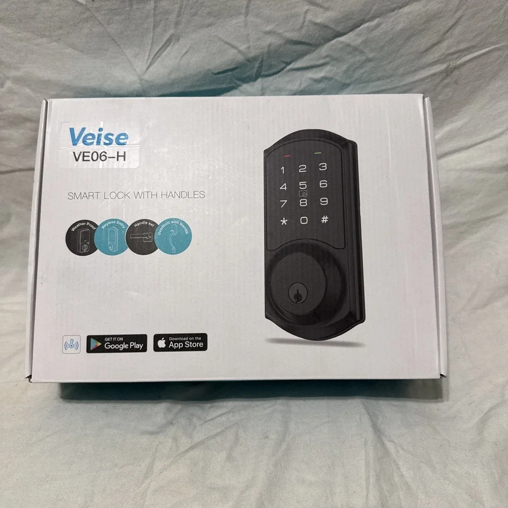 Veise Smart Lock With Handle VE06-L Keypad App Keyless Entry Deadbolt Fast Ship